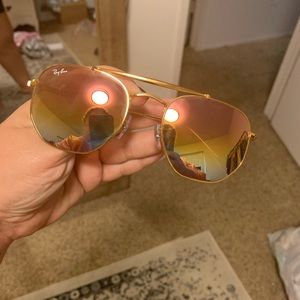 Rainbow fade Hexagonal Ray-Bans